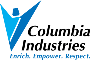 Columbia Industries Logo. The tagline reads Enrich. Empower. Respect.